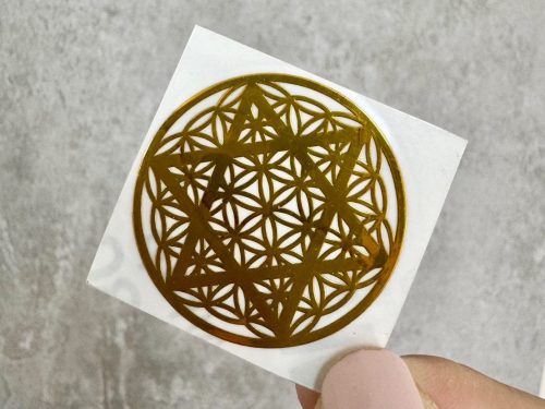 Alternative view of 金錢靈氣貼紙『生命之花＋六芒星』